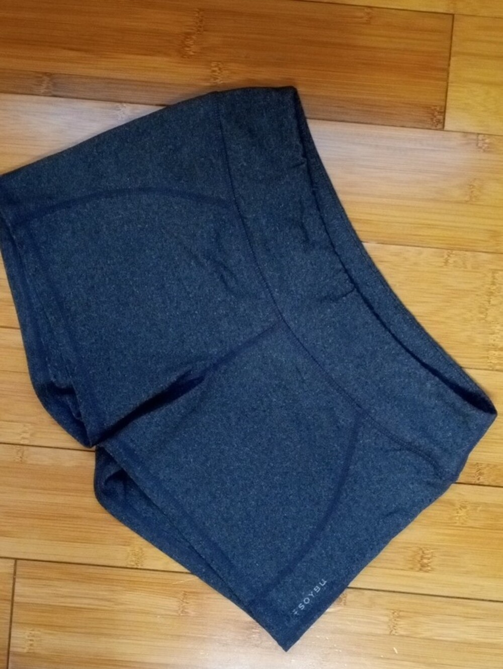 Soybu Gray Yoga Shorts Size Small